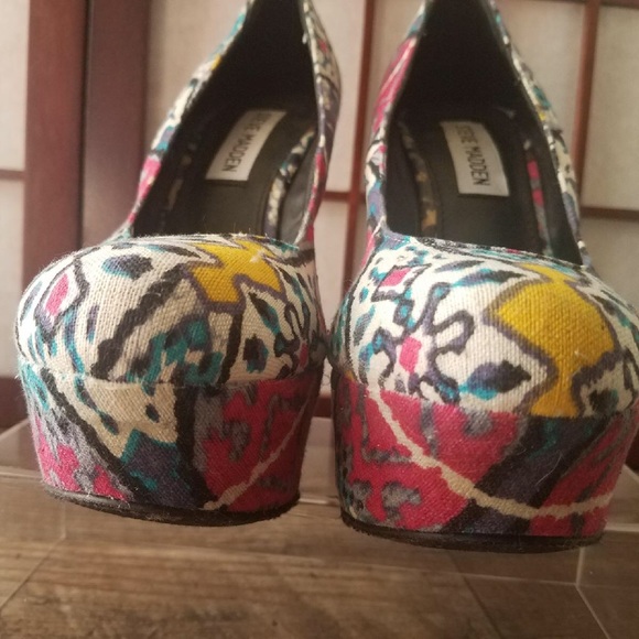Steve Madden COLORFUL HEELS SIZE 5.5 - Picture 8 of 8